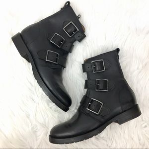 frye natalie triple buckle